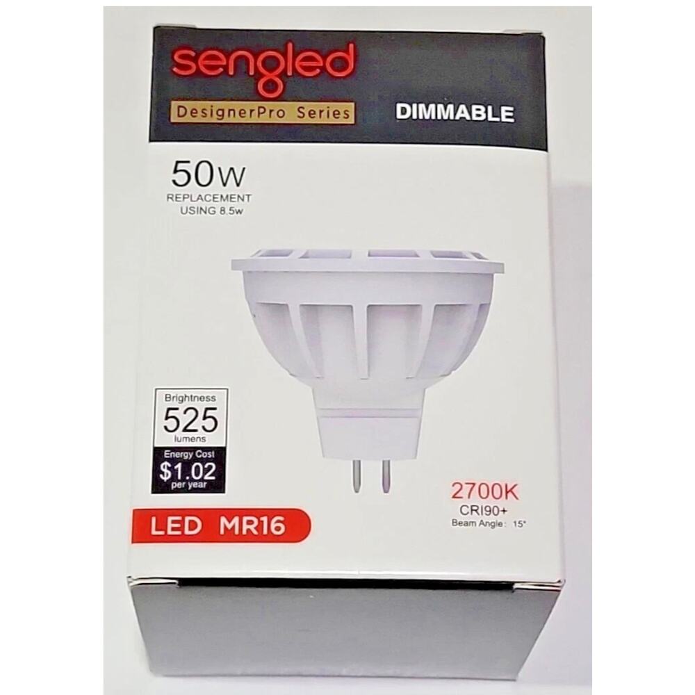 LED MR16  DIMMABLE 2700K - 525 LUMENS DESIGNER PRO SENGLED 8.5w